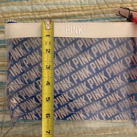 SOLD PINK Americana Red, White & Blue Makeup bag - Picture 4 of 9